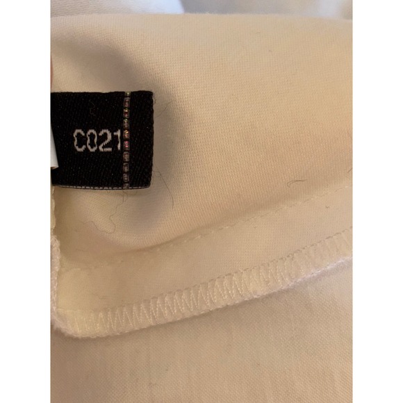 KATE SPADE White Blue Dress Zig Zag Floral Embroidered Fit Flare Midi Sleeveless - Picture 13 of 15